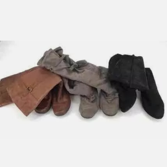 Lot set 17 pairs leather suede boots booties 7 7.5 - Picture 6 of 8